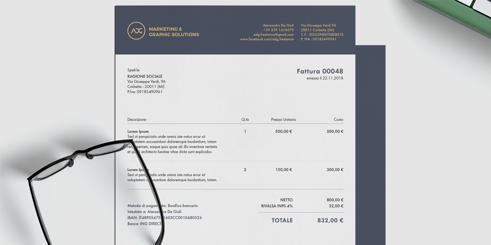 Briefpapierdesign Inspiration 2019 02 Alessandro de Giuli