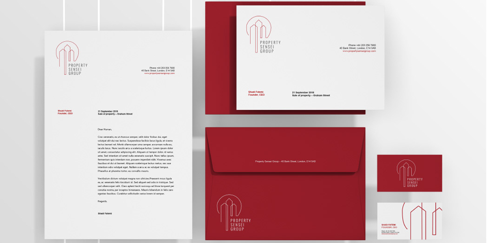 Briefpapierdesign Inspiration 2019 18 Zahra Said