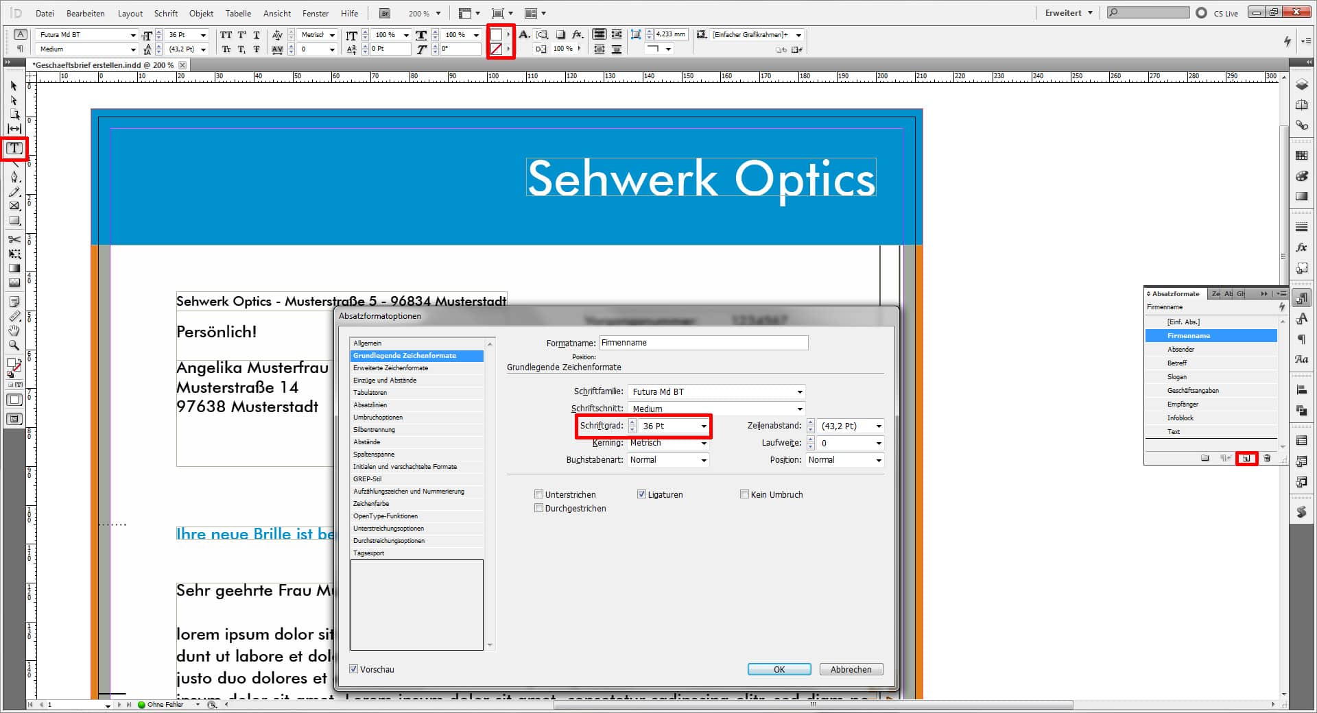 Geschaeftsbrief erstellen 10