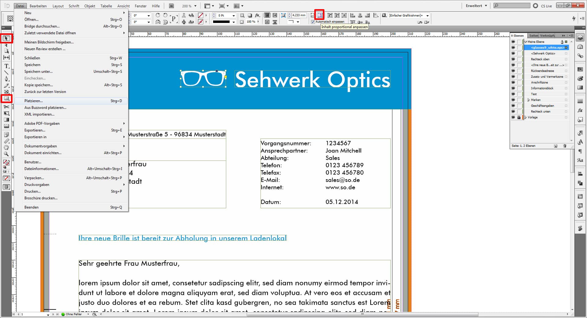 Geschaeftsbrief erstellen 11