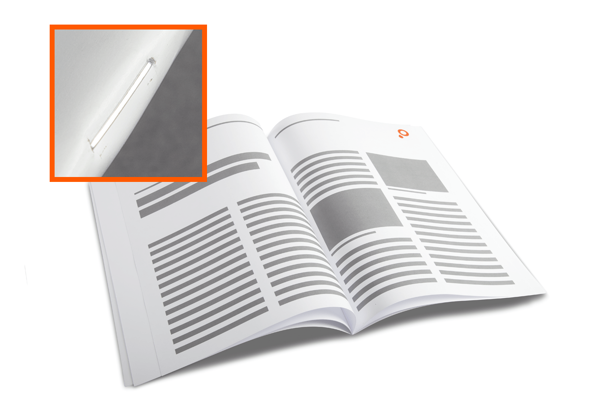 Broschuere Klammerheftung