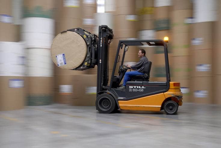 Rollenoffset Transport Papierrolle