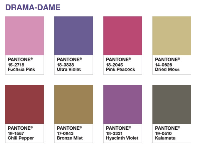 Pantone 2018 Farbpalette0301