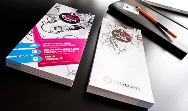 Flyergestaltung kreative Beispiele 22