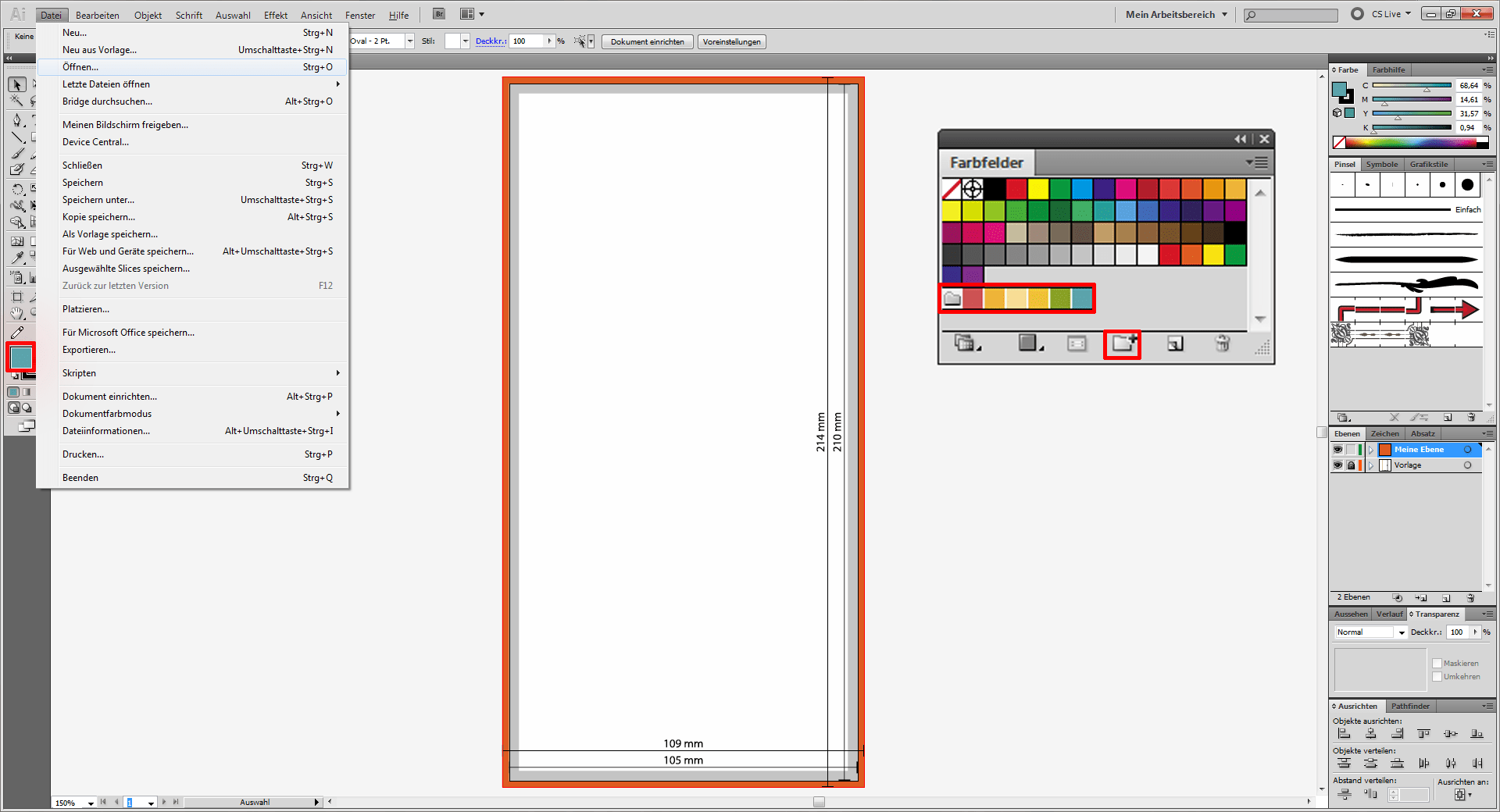 Tutorial Flyer Lauftreff gestalten (1)