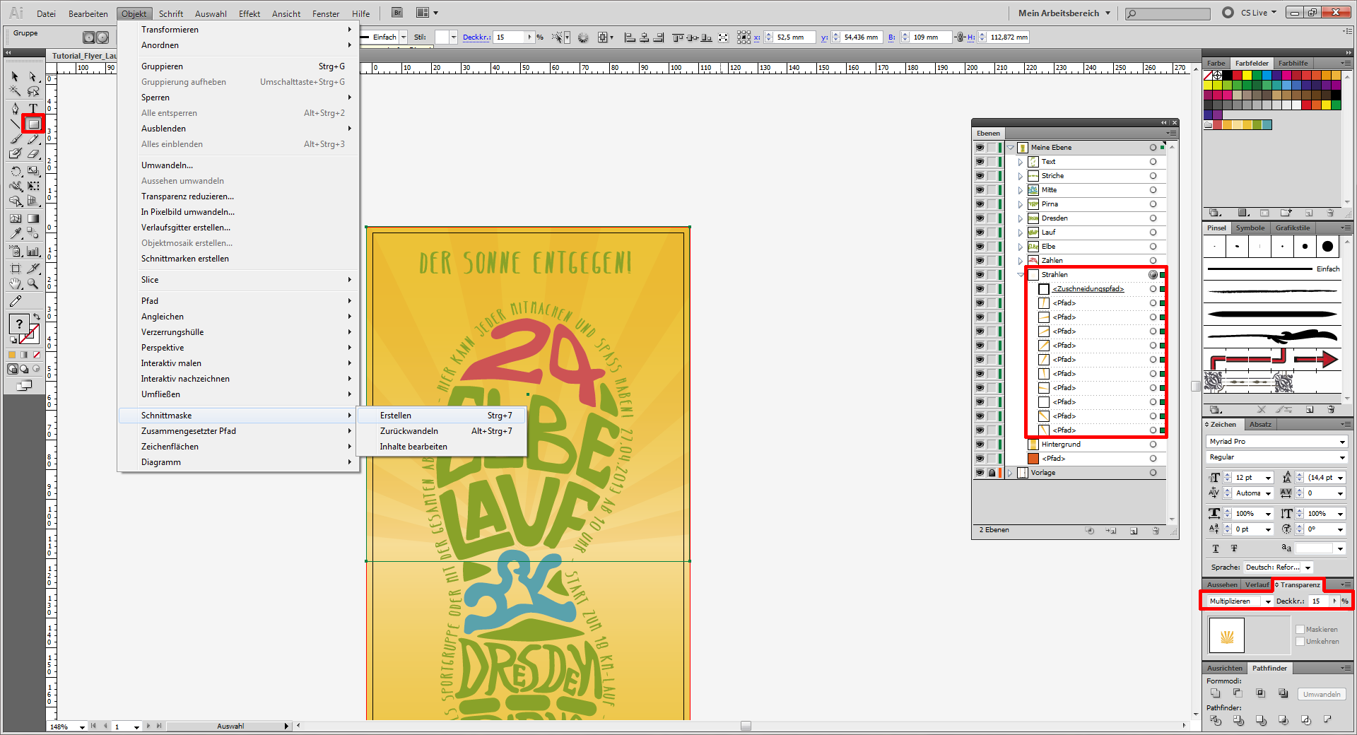 Tutorial Flyer Lauftreff gestalten (13)