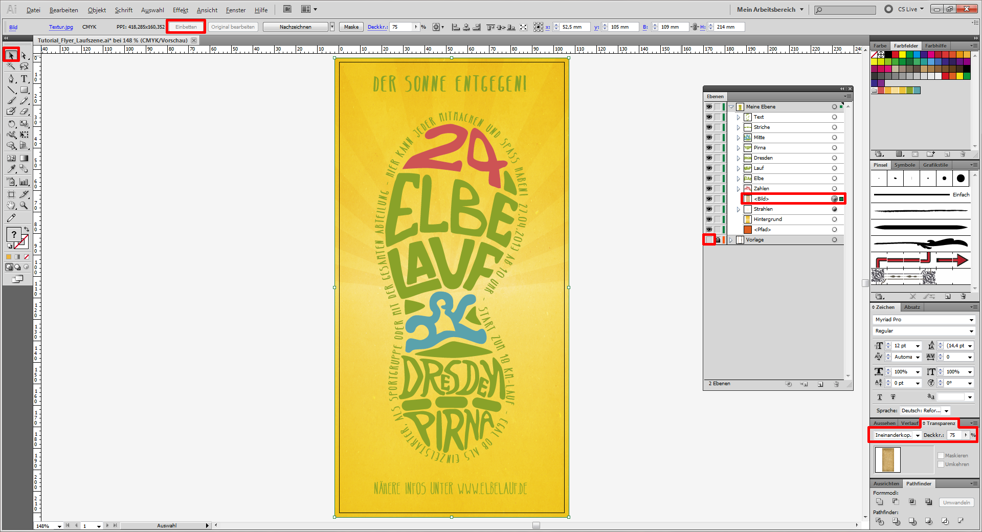 Tutorial Flyer Lauftreff gestalten (14)
