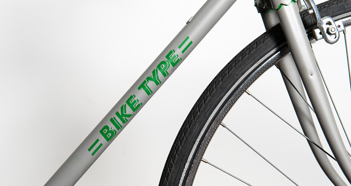 Aufkleber design Idee "Bike Type"