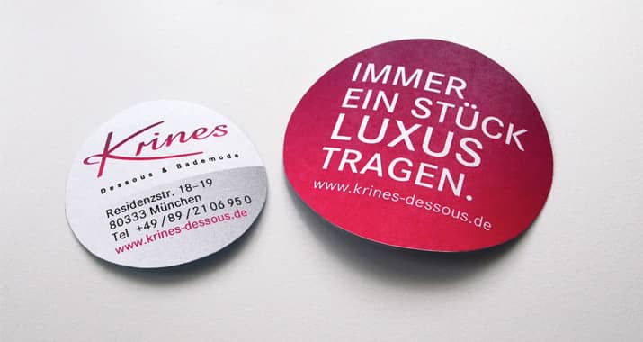 Aufkleber design Idee "Krines"