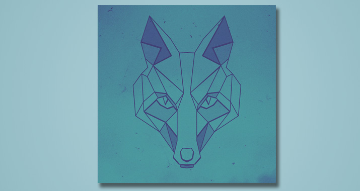 Aufkleber design Idee "Wölf"