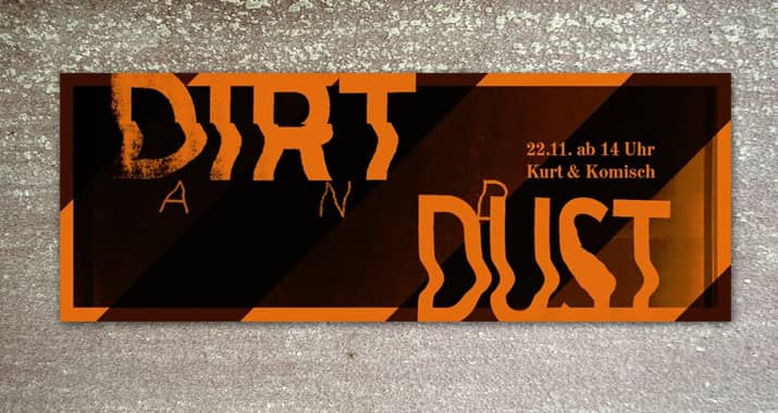 Aufkleber design Idee "Dirt Dust"