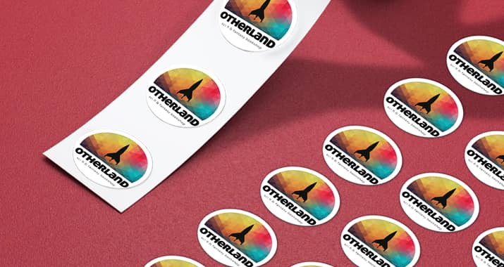 Aufkleber design Idee "Otherland"