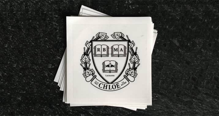 Aufkleber design Idee "Chloé"