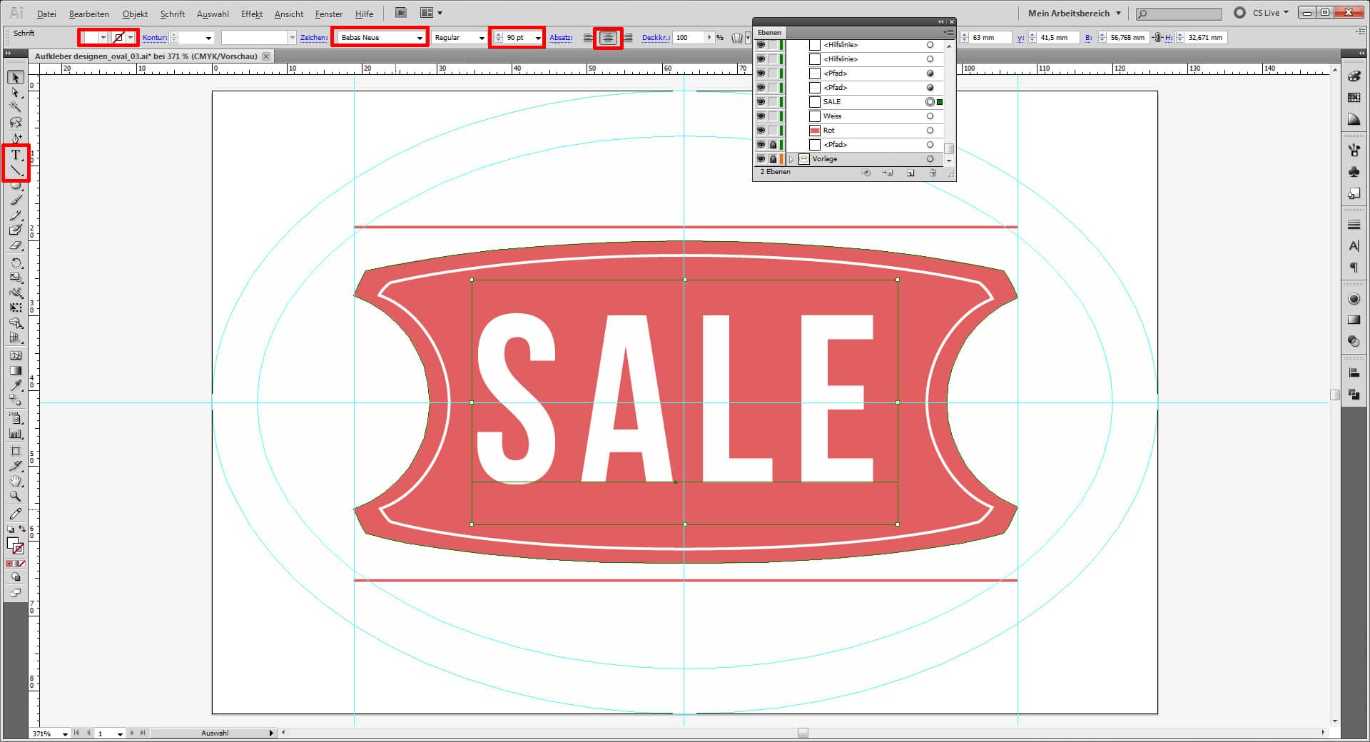 Aufkleber designen 17