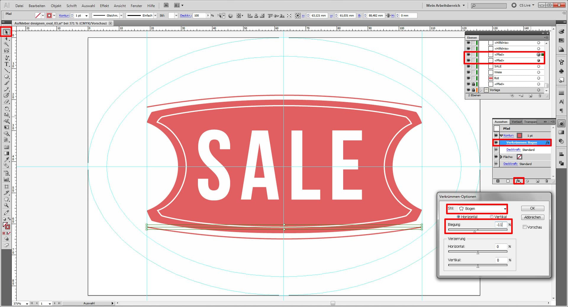 Aufkleber designen 18