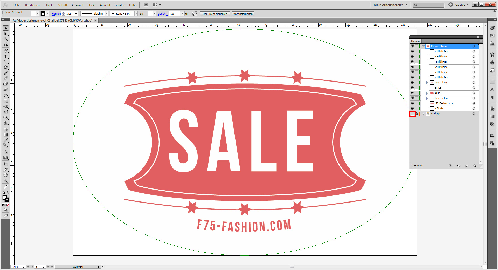 Aufkleber designen 21