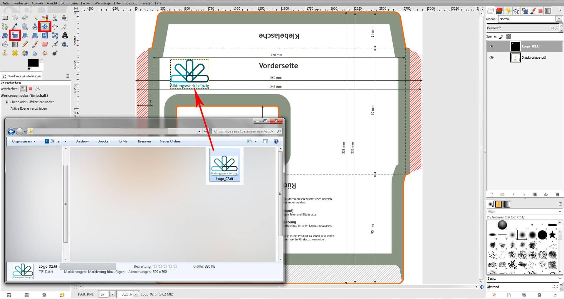 DIN lang Umschlag Gestaltung mit Logo (16)