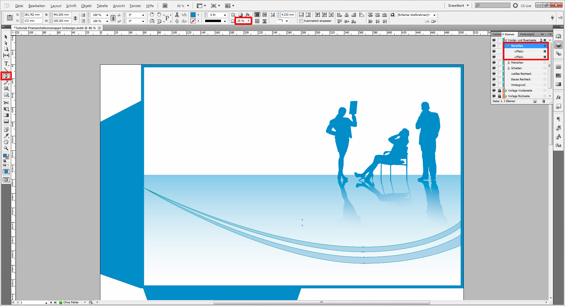 Tutorial Präsentationsmappe InDesign 10
