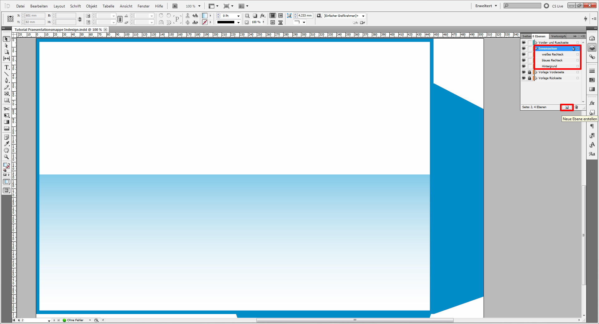 Tutorial Präsentationsmappe InDesign 12