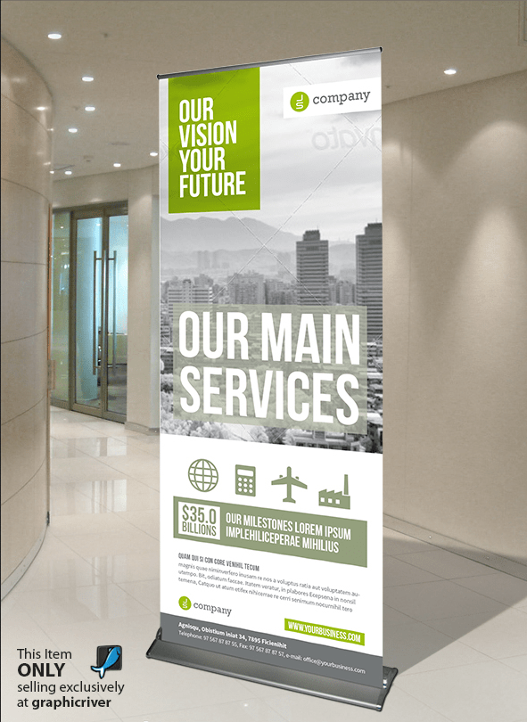 20 kreative Ideen für ein Roll up Display Design 6