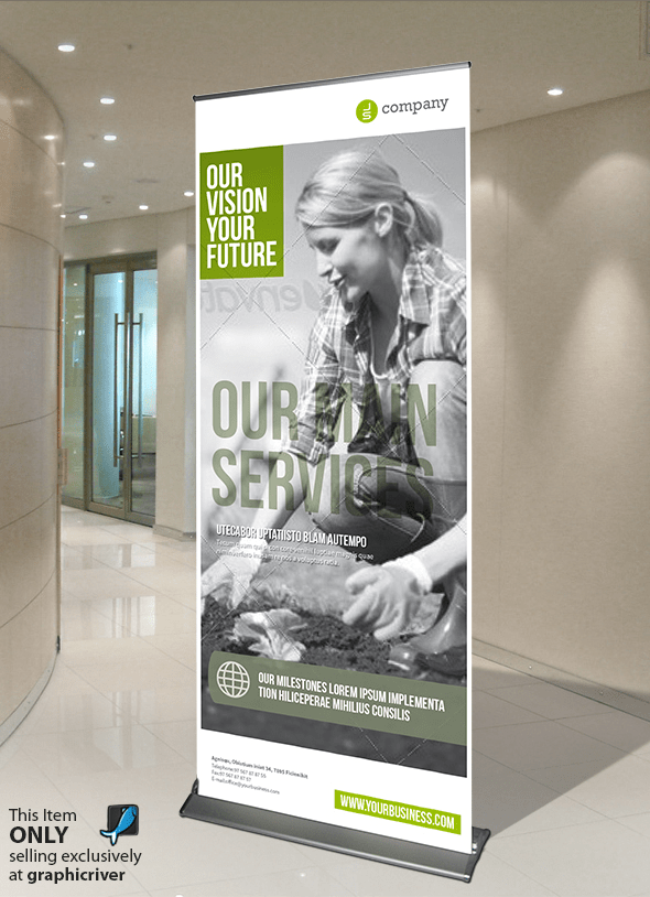 20 kreative Ideen für ein Roll up Display Design 7