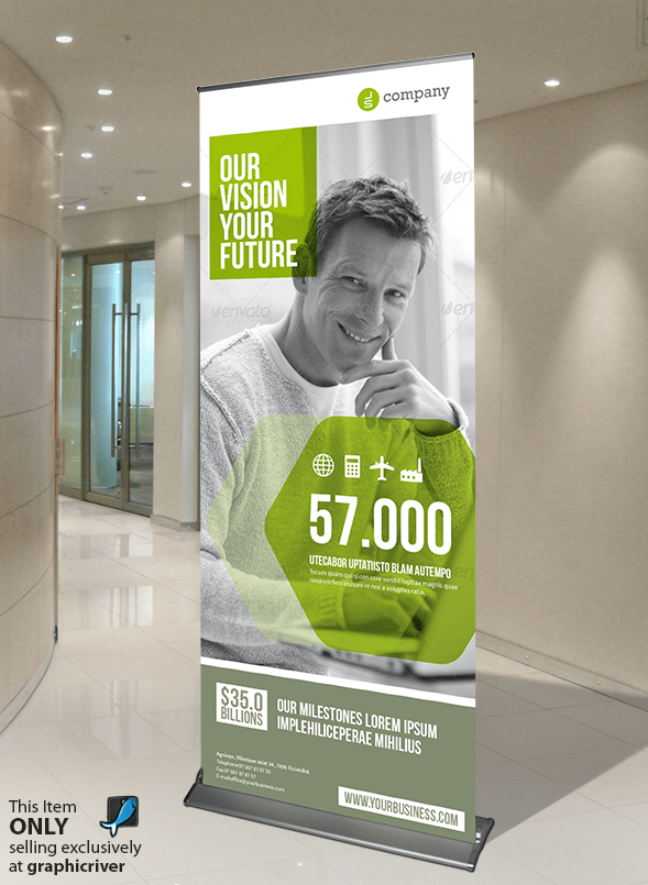 20 kreative Ideen für ein Roll up Display Design 8