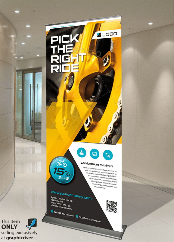 20 kreative Ideen für ein Roll up Display Design 18