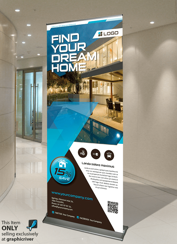 20 kreative Ideen für ein Roll up Display Design 17