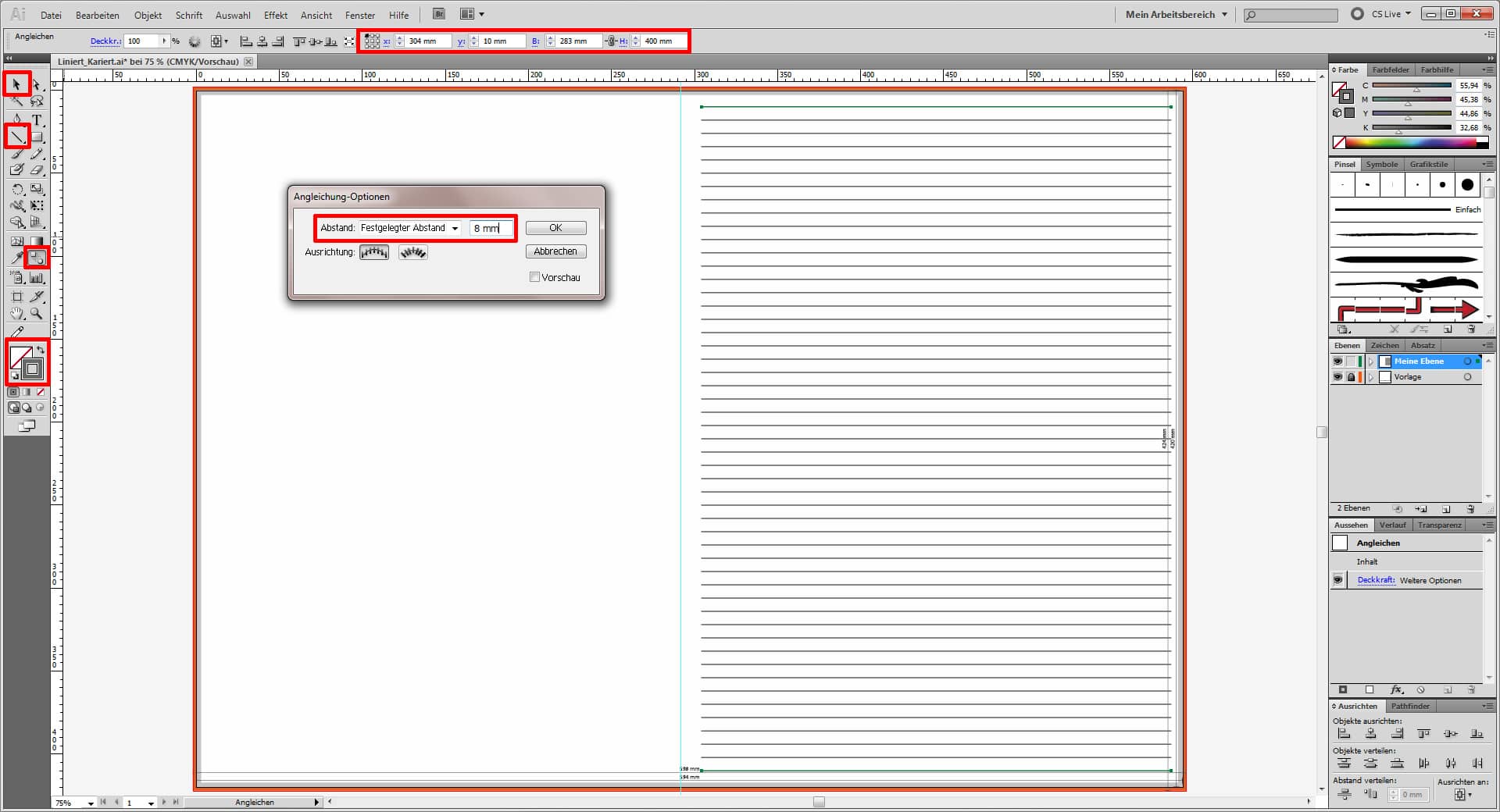Tutorial Schreibtischunterlage gestalten