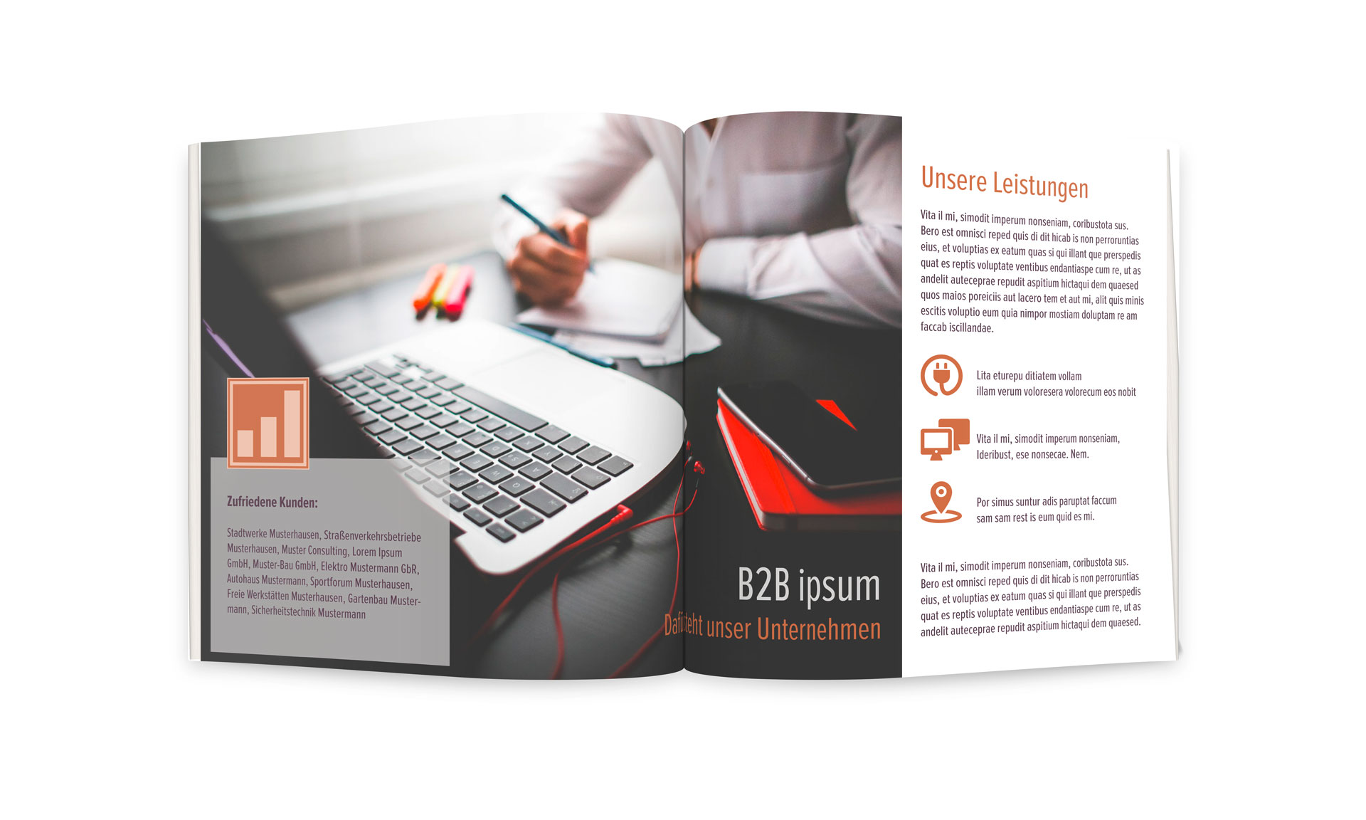 Unternehmensberatung Flyer