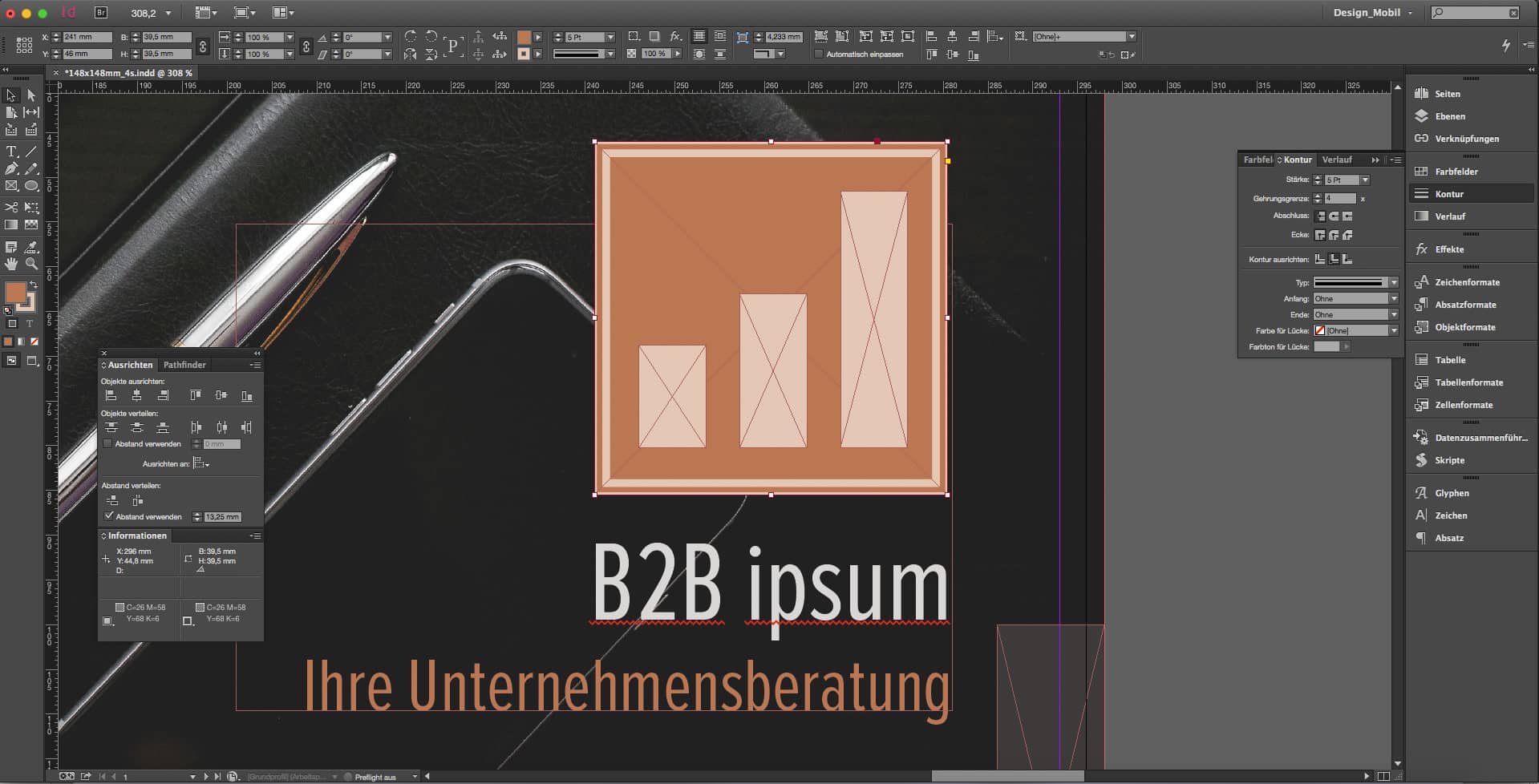 Flyer für Unternehmensberatung gestalten 10