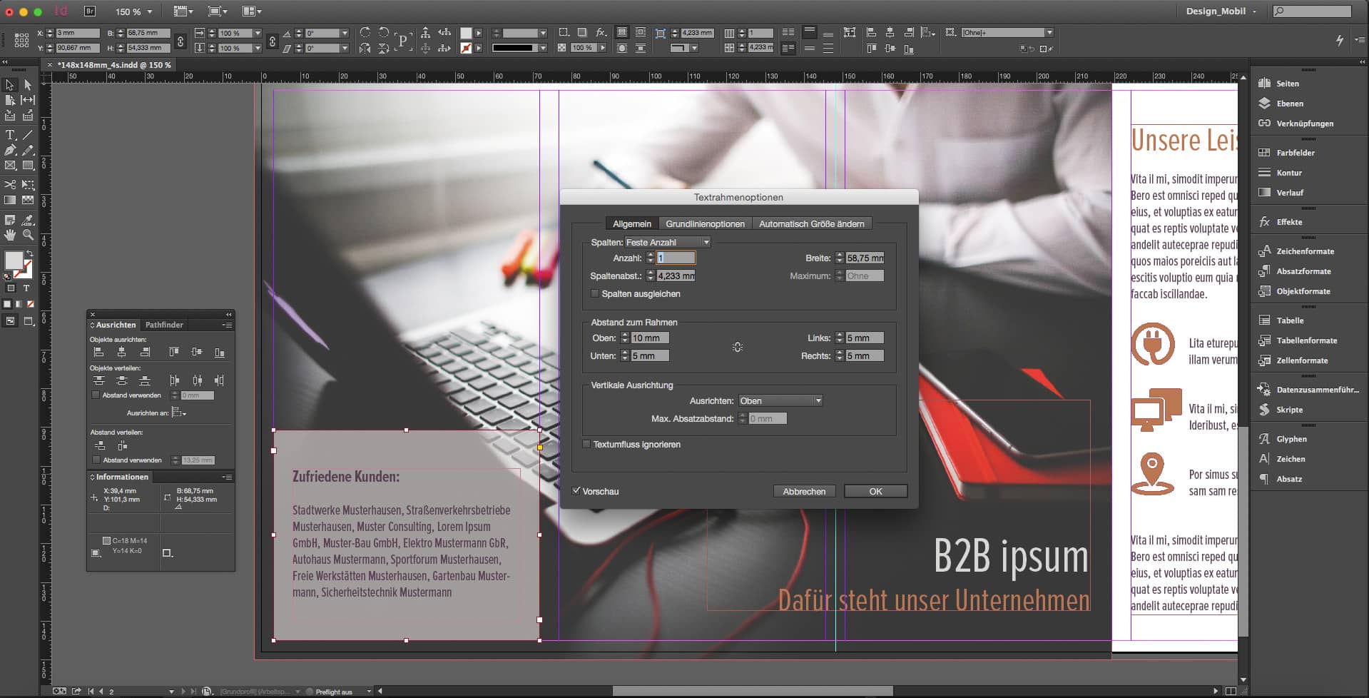 Flyer für Unternehmensberatung gestalten 15