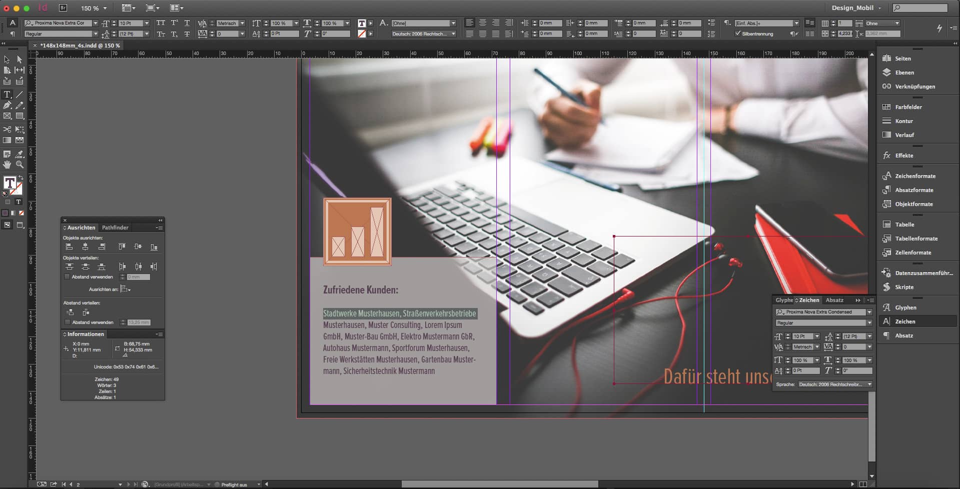 Flyer für Unternehmensberatung gestalten 16