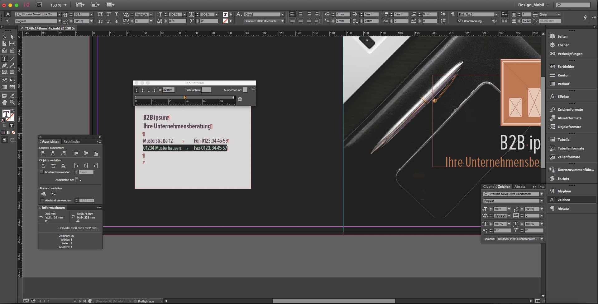 Flyer für Unternehmensberatung gestalten 17