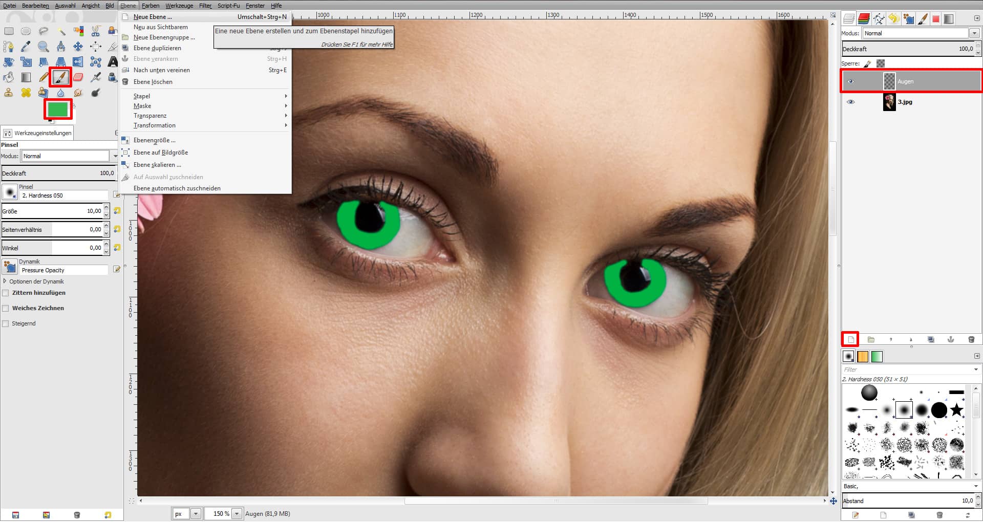 Tutorial Farbe ändern GIMP (1)