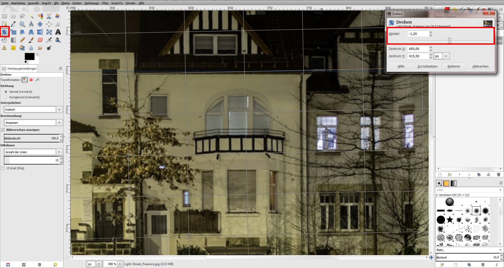 Tutorial GIMP Bildbearbeitung