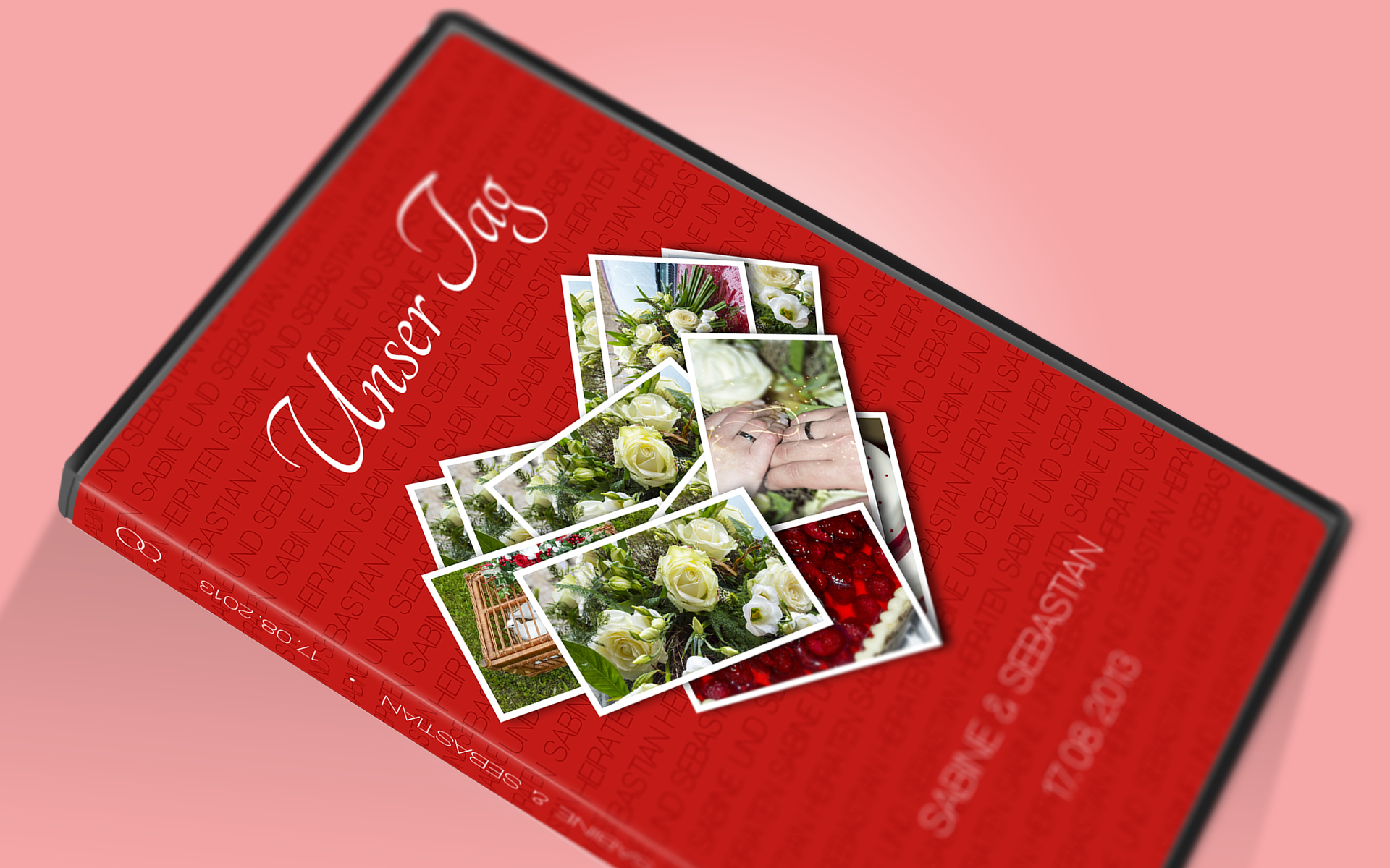 DVD mit Hochzeitsbildern