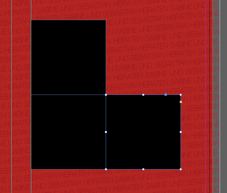 Quadrate werden als L formatiert.