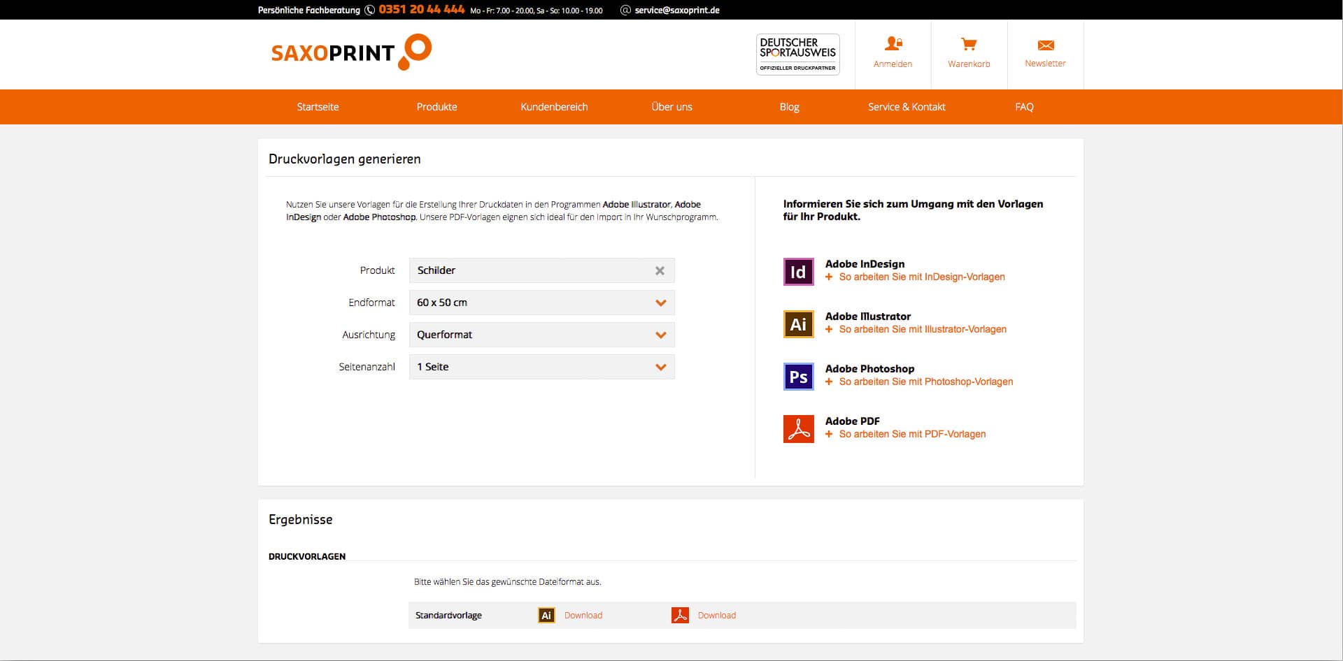 Acrylglasdruck am Beispiel eines Praxisschildes 2