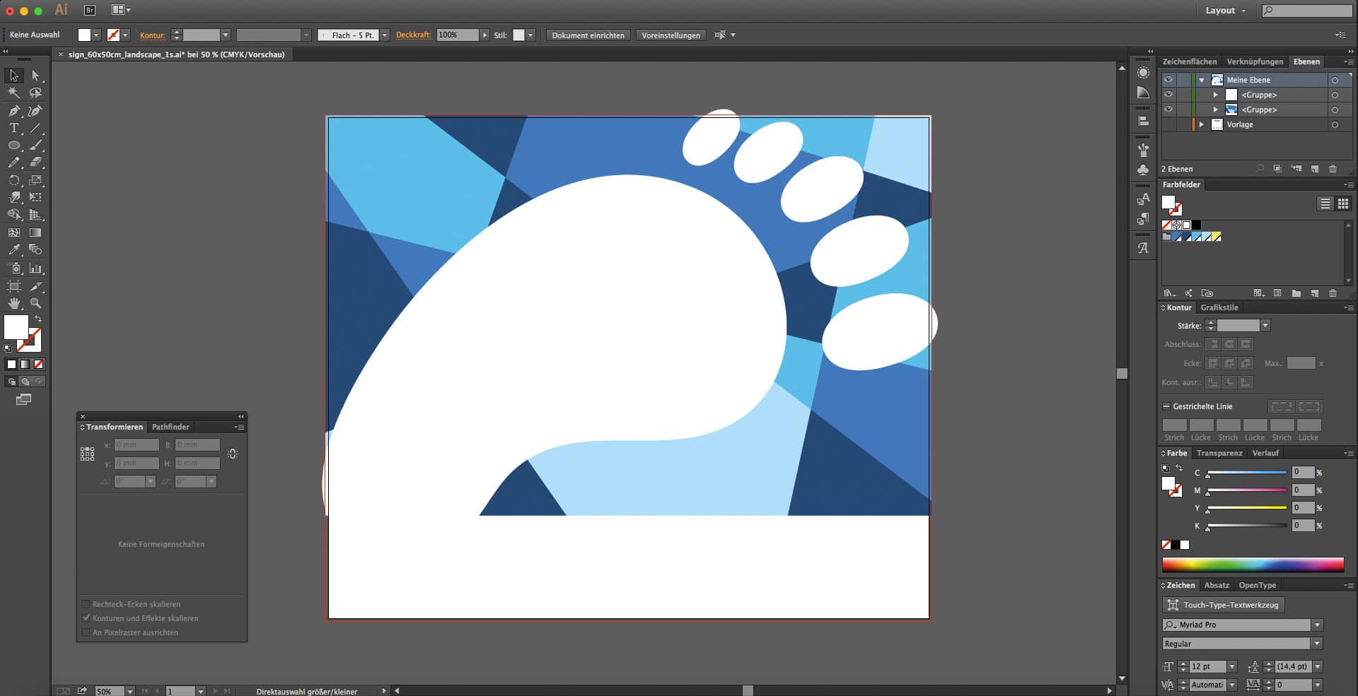 Acrylglasdruck am Beispiel eines Praxisschildes 10