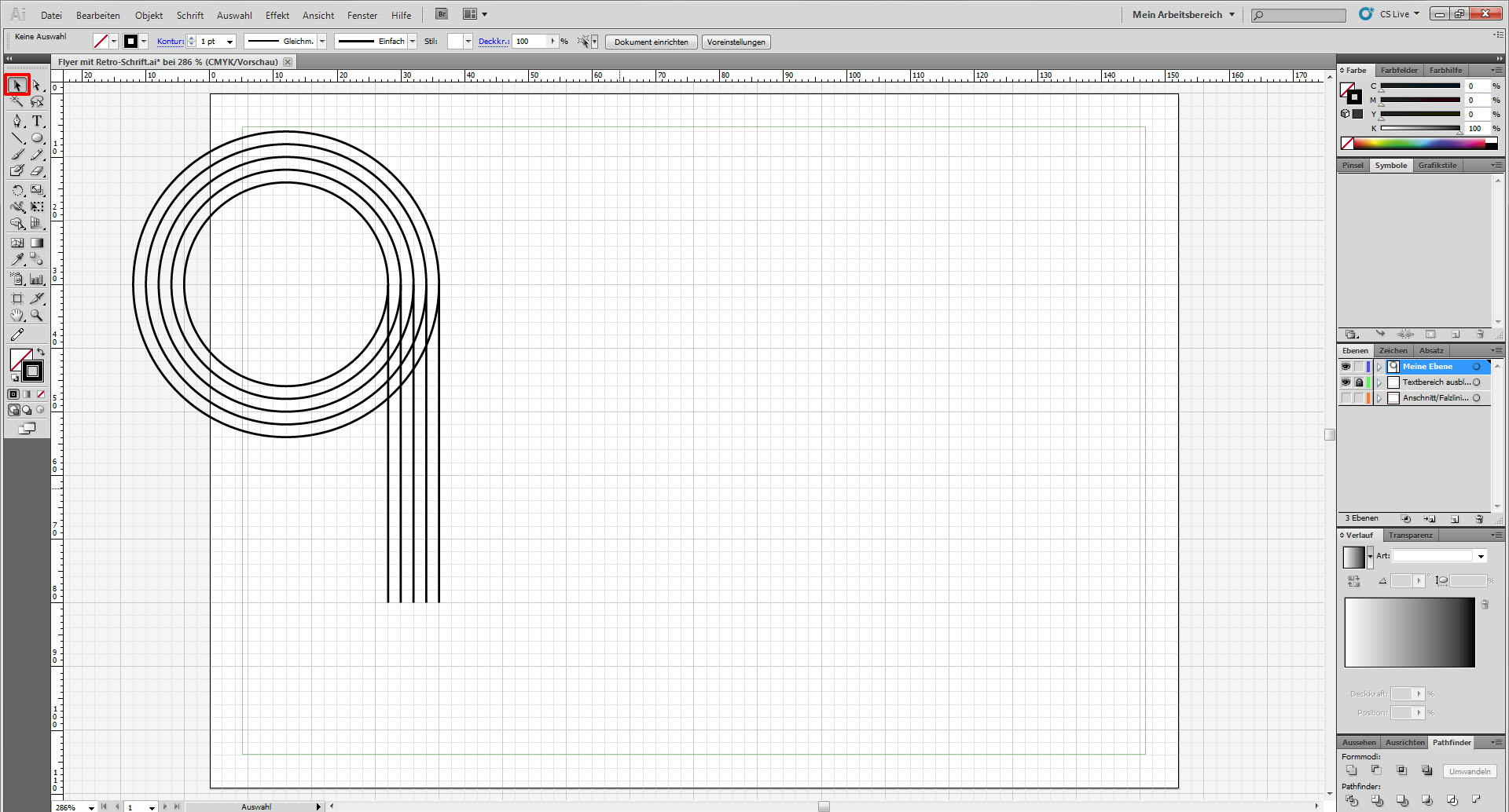 Freitagstutorial: Flyer mit individueller Retro Schrift (6)