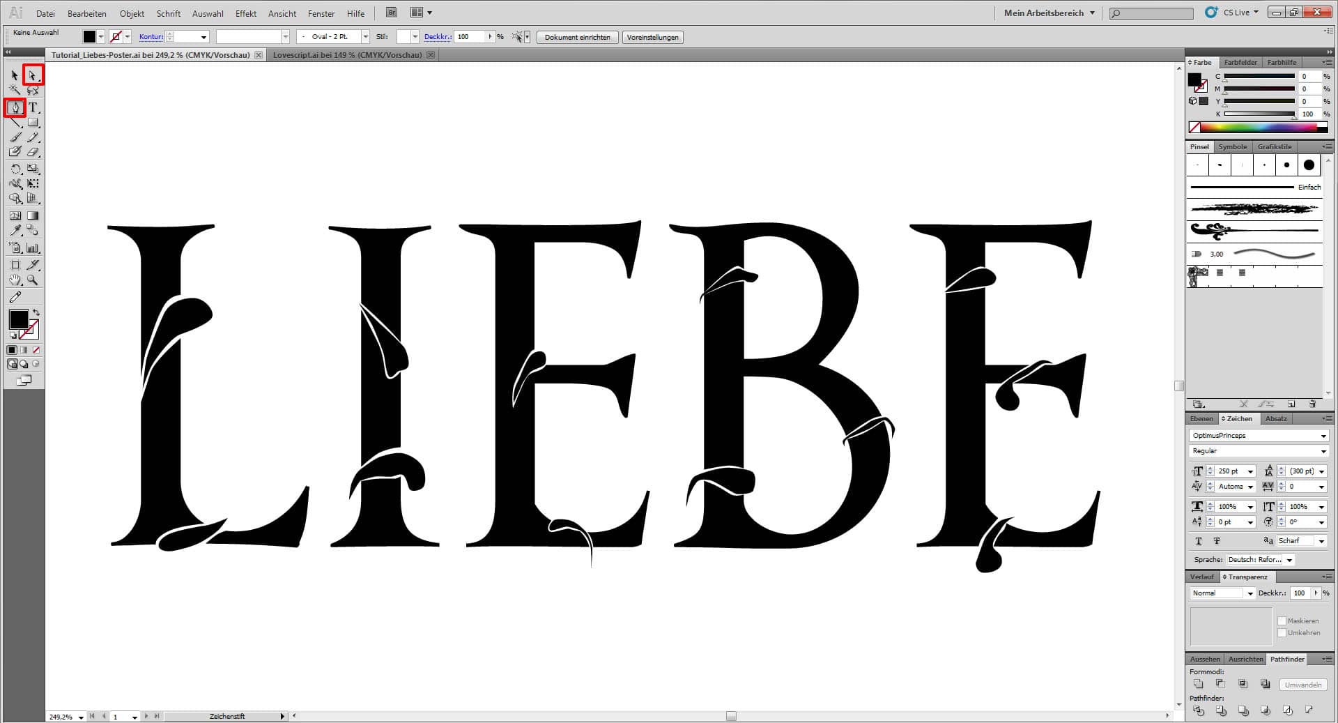 Liebes Poster tutorial 5