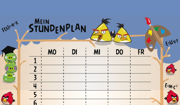 Tutorial: Für eure Abc Schützen einen Stundenplan im Angry Birds Style erstellen