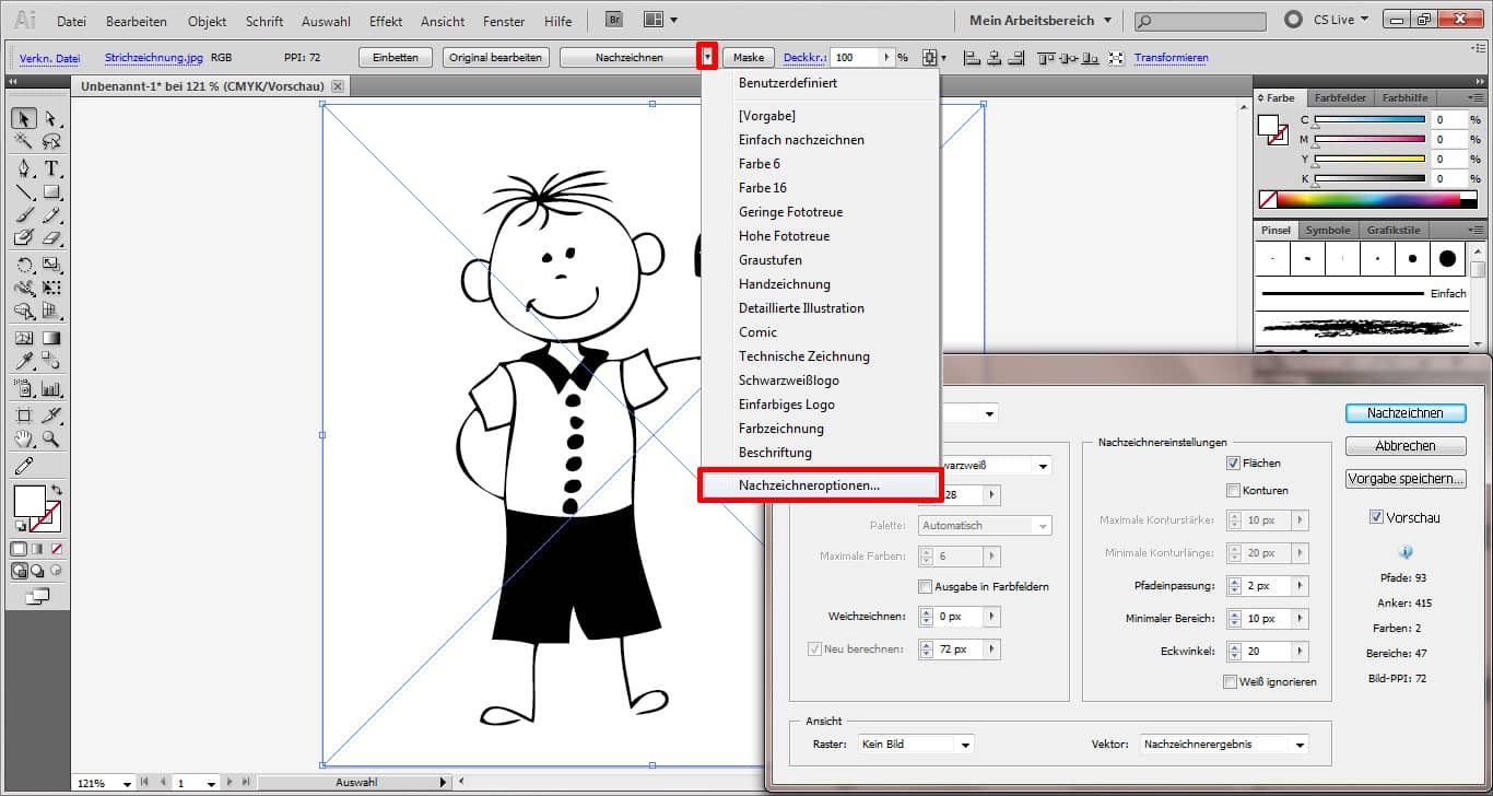Tutorial: In Illustrator eine Vektorgrafik erstellen (2)