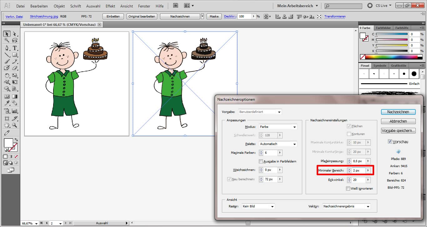 Tutorial: In Illustrator eine Vektorgrafik erstellen (6)