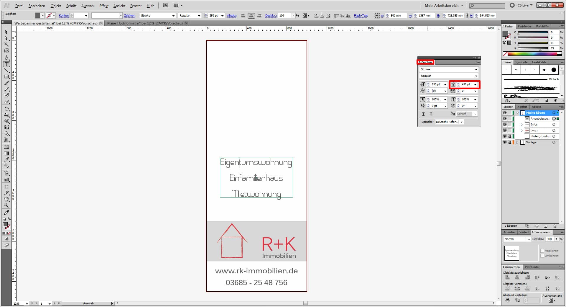 Werbebanner gestalten 06