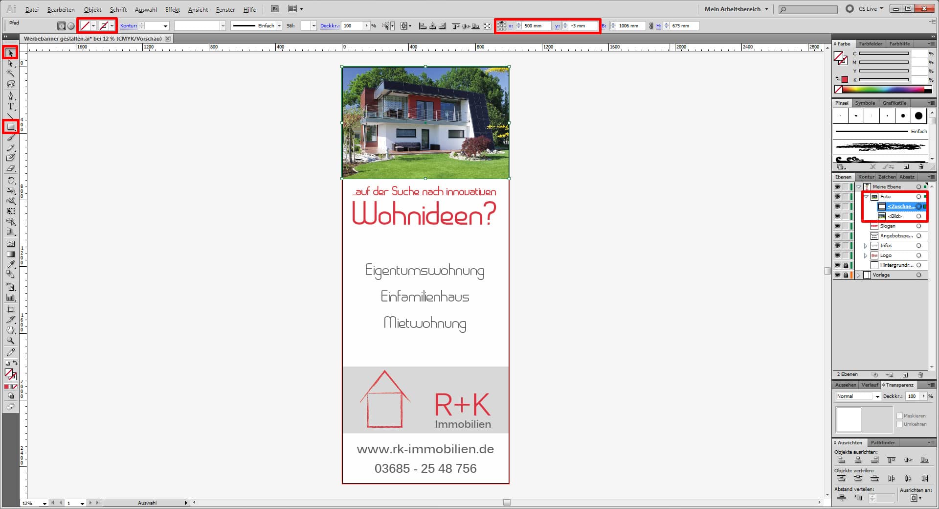 Werbebanner gestalten 09