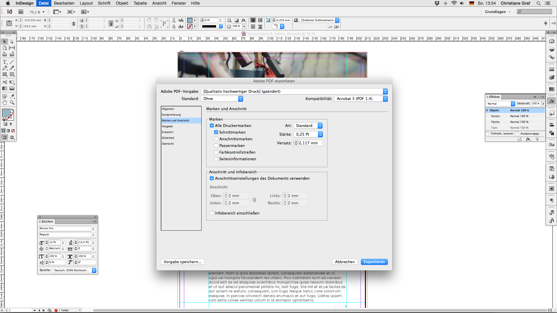 Step 7 Broschüre erstellen Ausgabe Reiter Marken