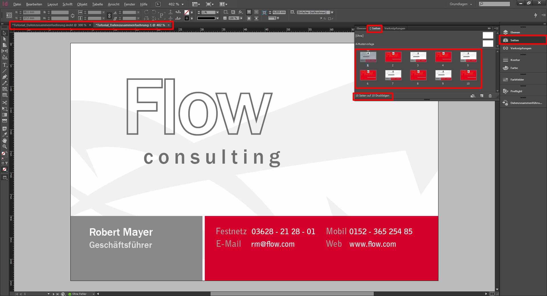 Tutorial Datenzusammenfuehrung step 7