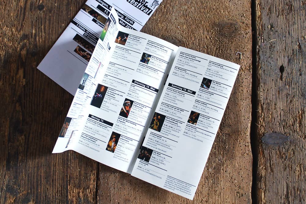 Flyer für eine Austellung 1